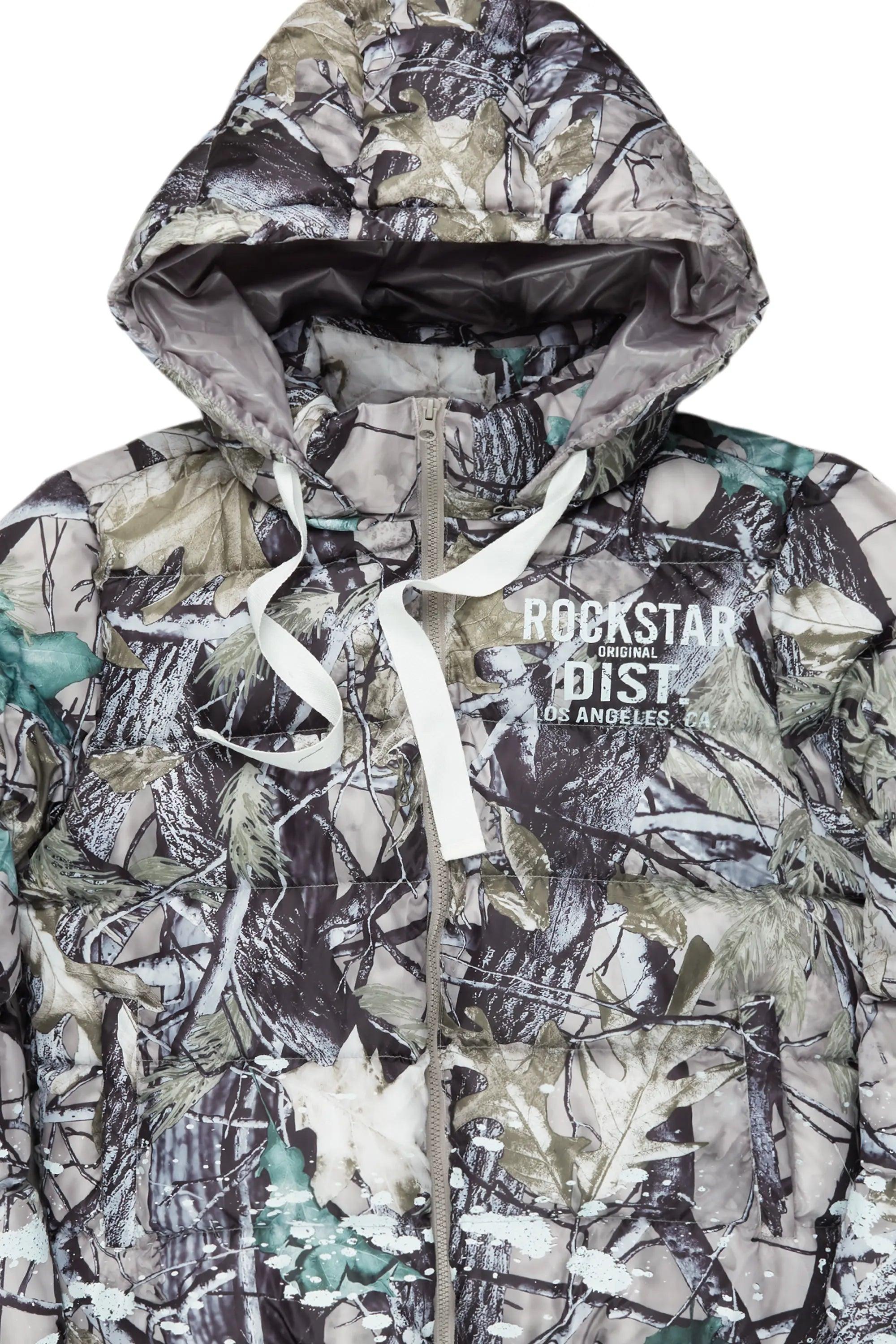 Art Dist. 2.0 Tree Camo Puffer Jacket Female Product Image