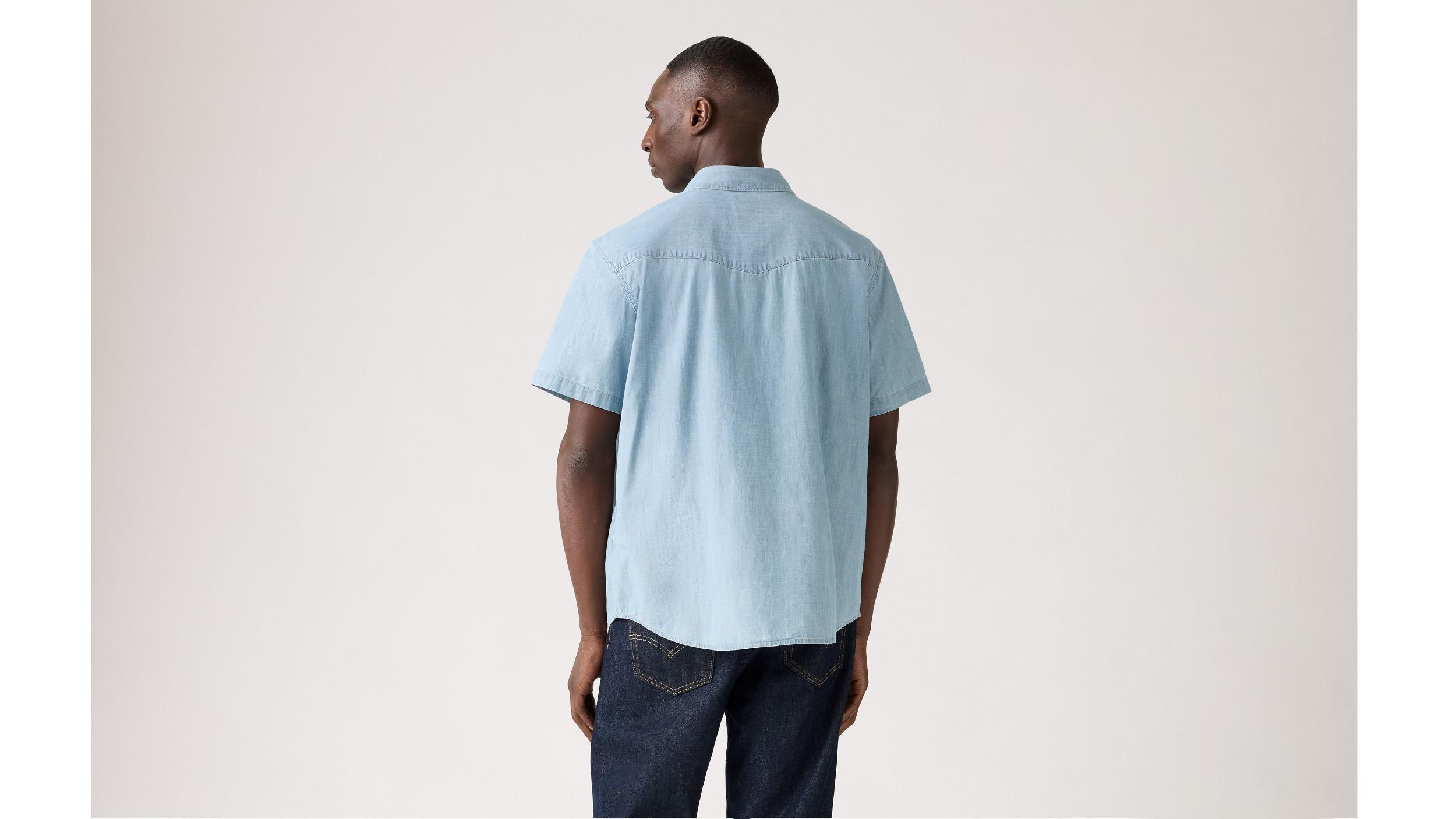 Short Sleeve Relaxed Fit Western Shirt Product Image