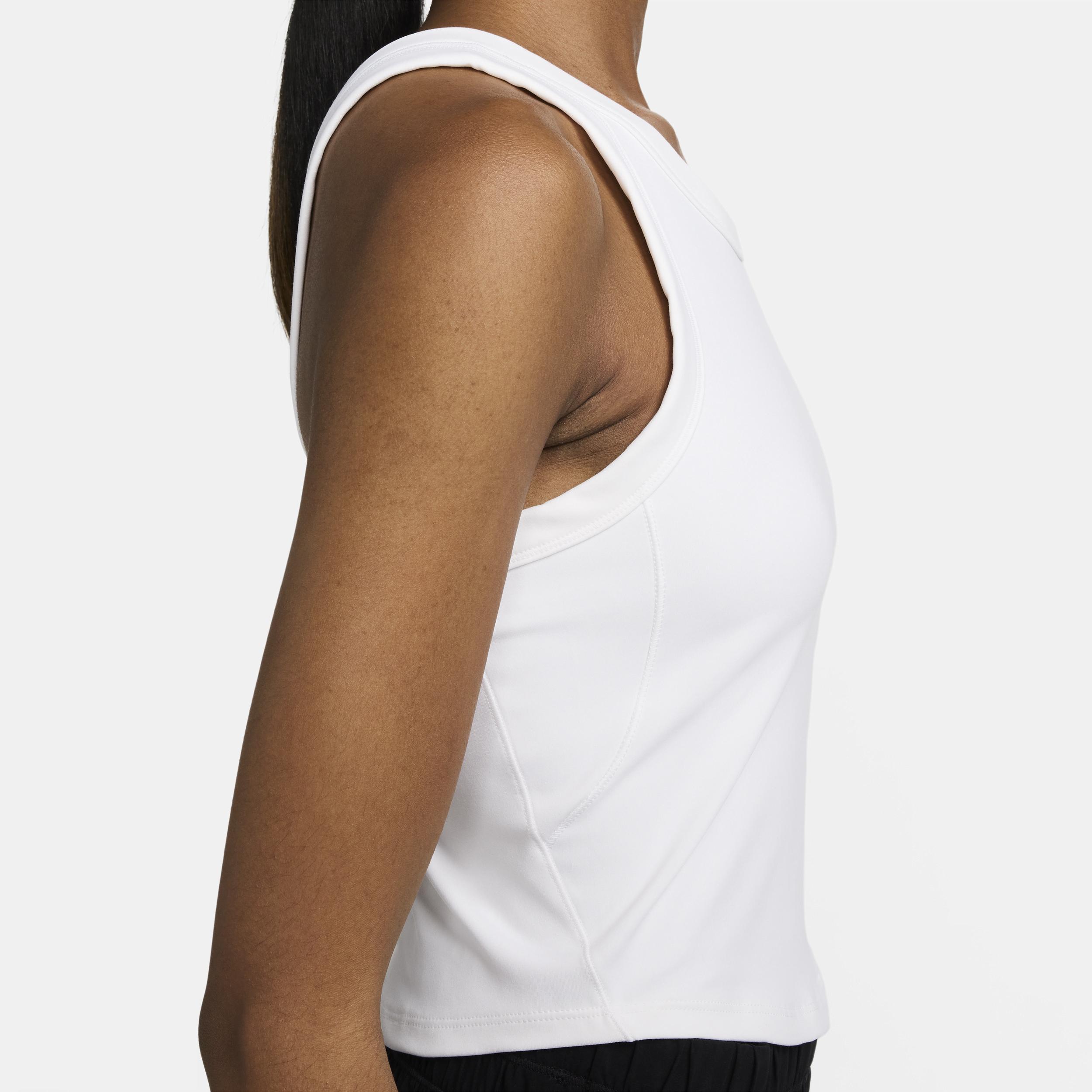 Nike Women's One Fitted Dri-FIT Strappy Cropped Tank Top Product Image