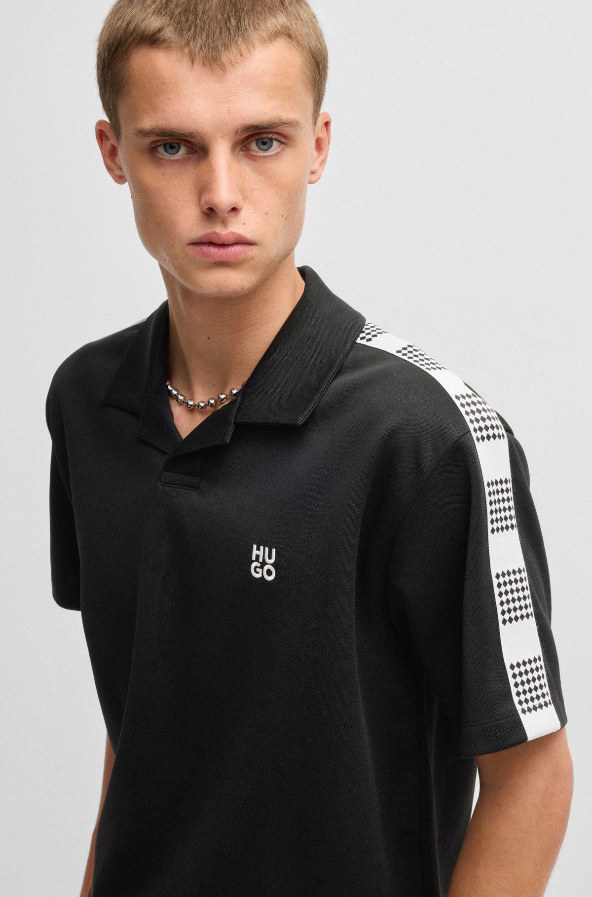 Polo shirt with checked tape Product Image