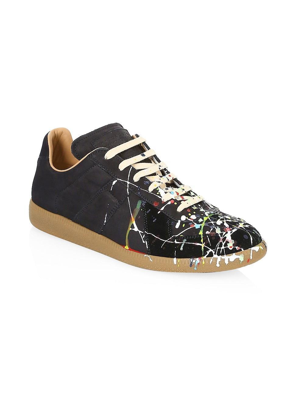 Mens Replica Paint-Splatter Sneakers Product Image