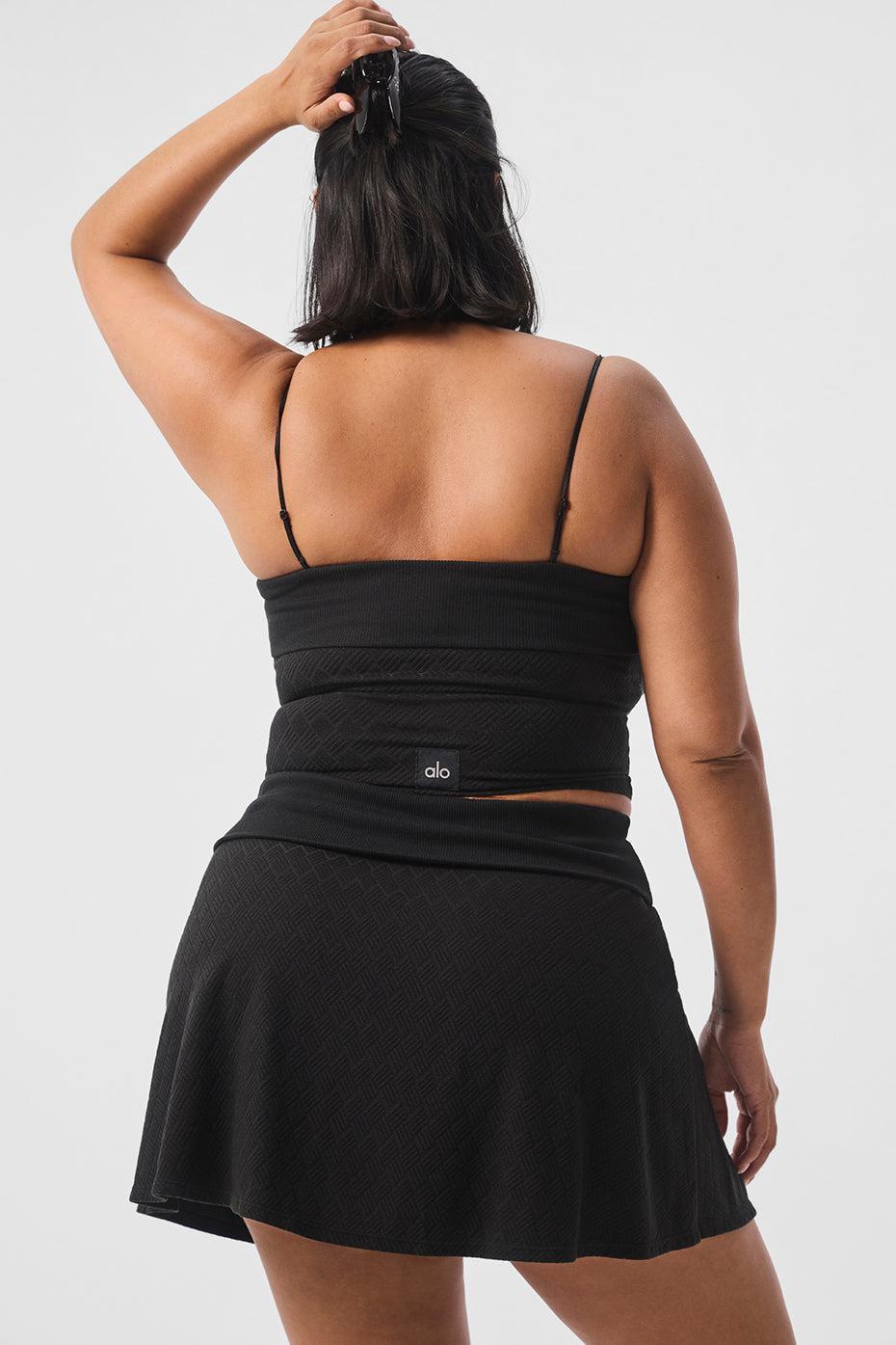 Doubles Only Bra Tank - Black Product Image