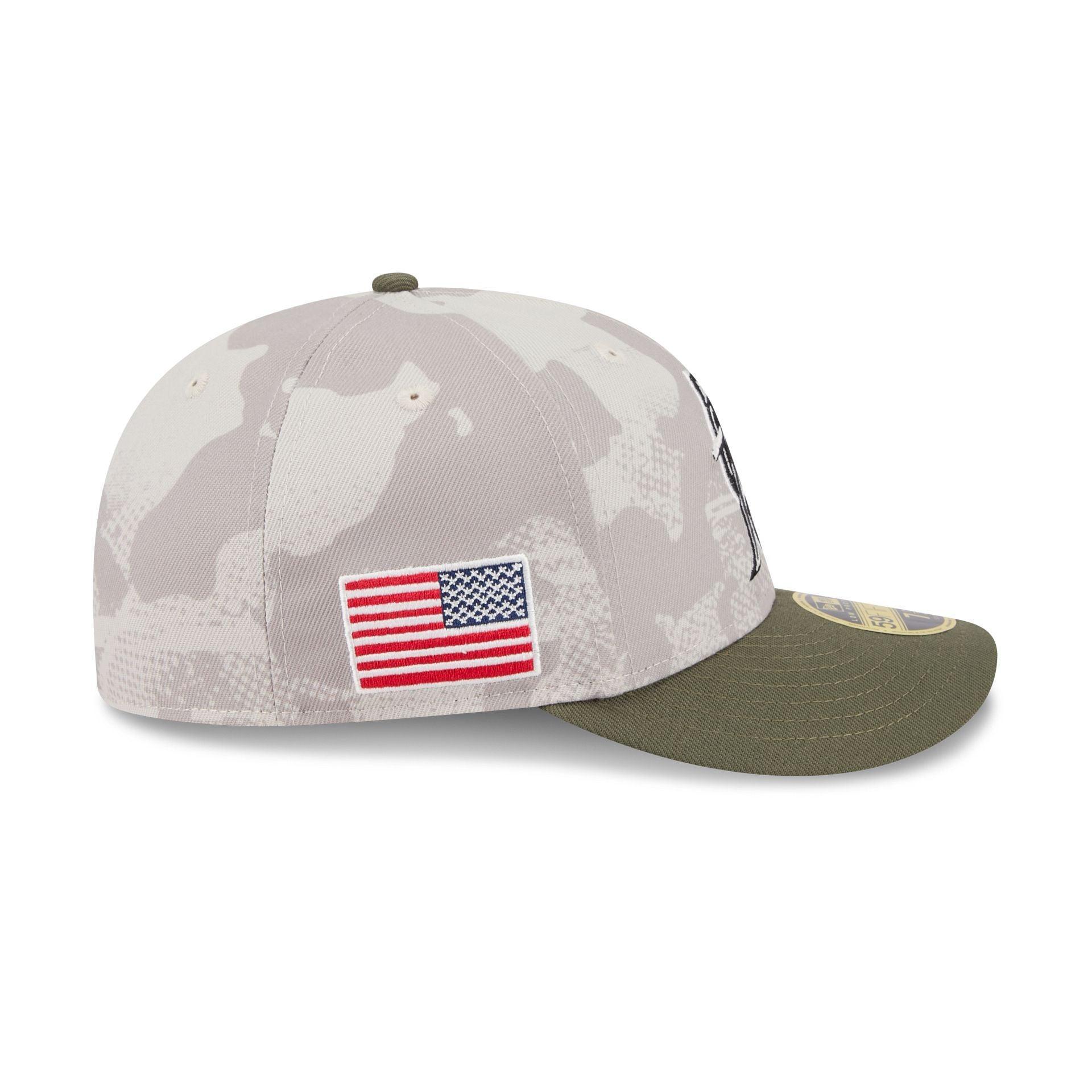 Miami Marlins Armed Forces Day 2025 Low Profile 59FIFTY Fitted Hat Male Product Image