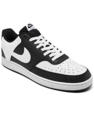 Nike Court Vision Next Nature Women's Low-Top Shoes, Size: 10.5, Black White Product Image