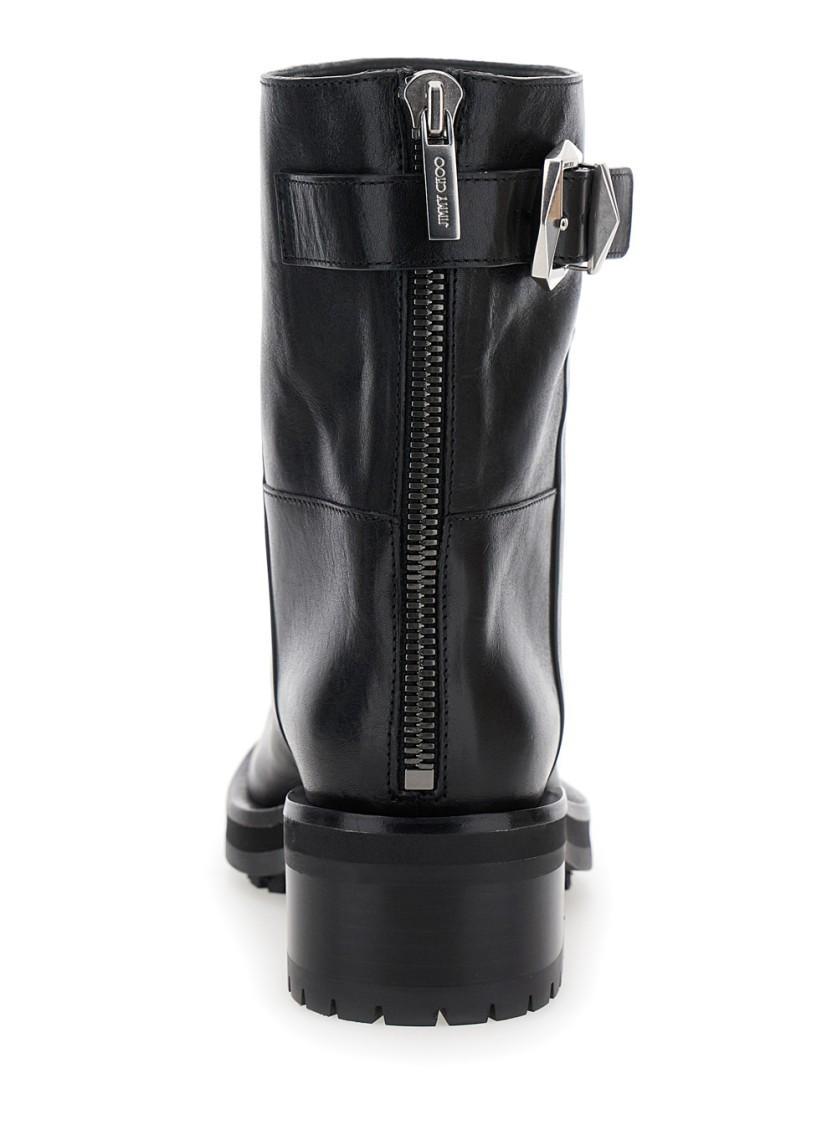 JIMMY CHOO Woman Black Boots Product Image