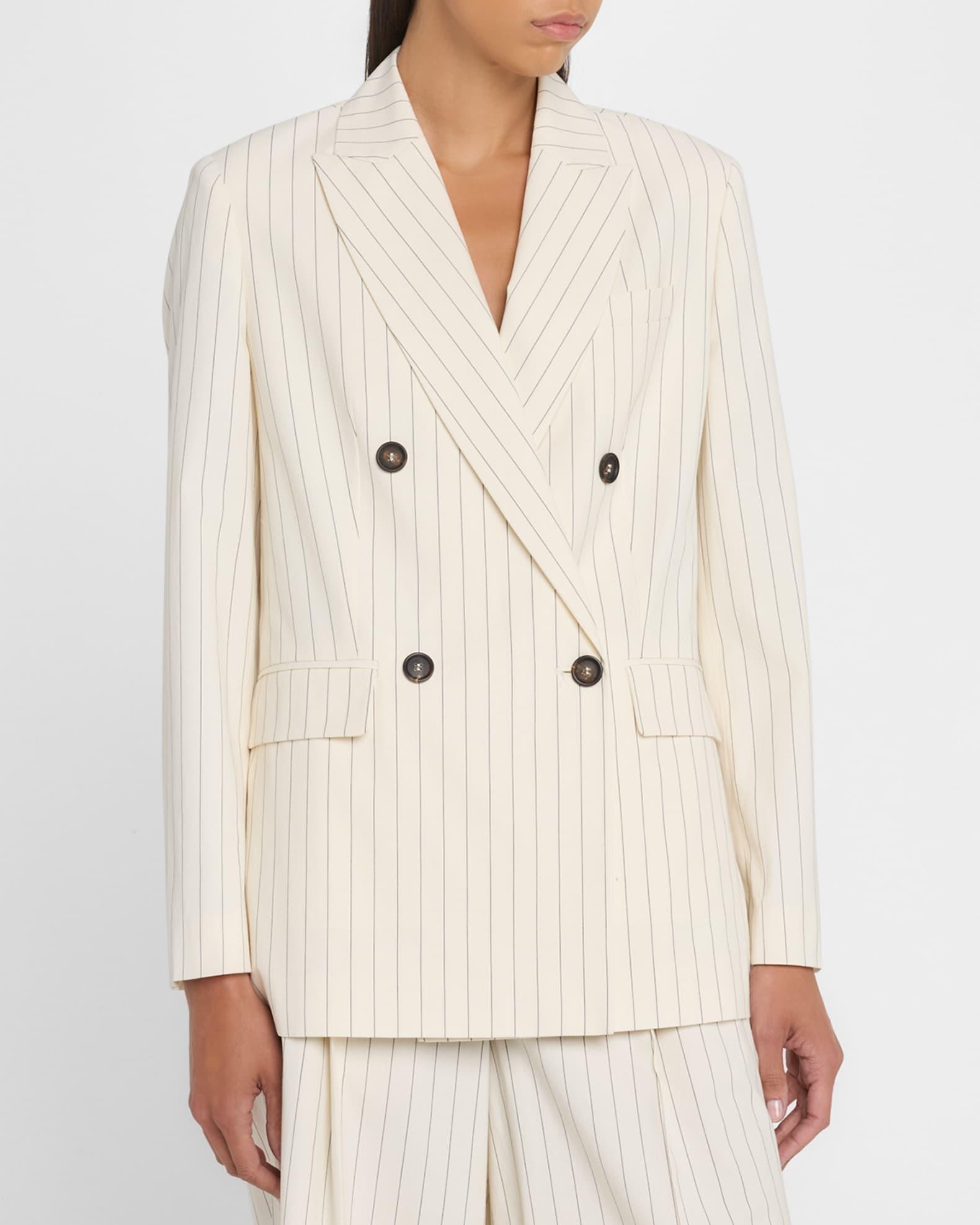 Pinstripe Double-Breasted Jacket Product Image