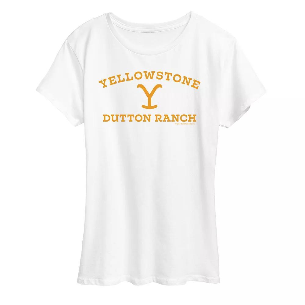 Women's Yellowstone Y Dutton Ranch Logo Graphic Tee, Girl's,  Product Image