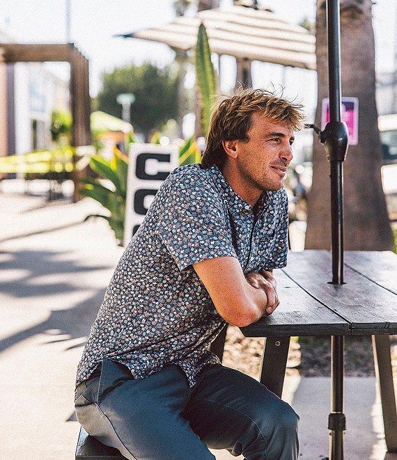 O'Neill Oasis Eco Standard-Fit Short Sleeve Printed Woven Shirt Product Image