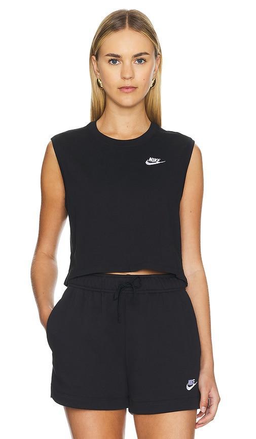 Club Cropped Sleeveless T-Shirt Nike Product Image