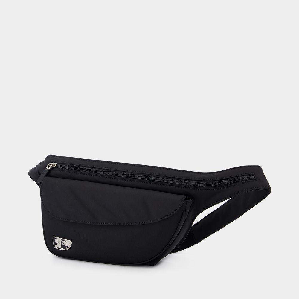 BURBERRY Shield Belt Crossbody - Nylon - Black Product Image