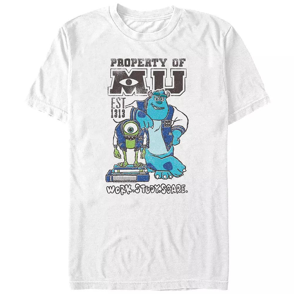 Disney / Pixar's Monsters University Property Of MU Work Study Scare Big & Tall Graphic Tee, Men's,  Product Image
