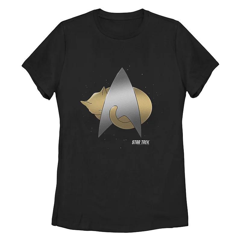 Juniors' Star Trek: The Next Generation Cat Graphic Tee, Girl's,  Product Image