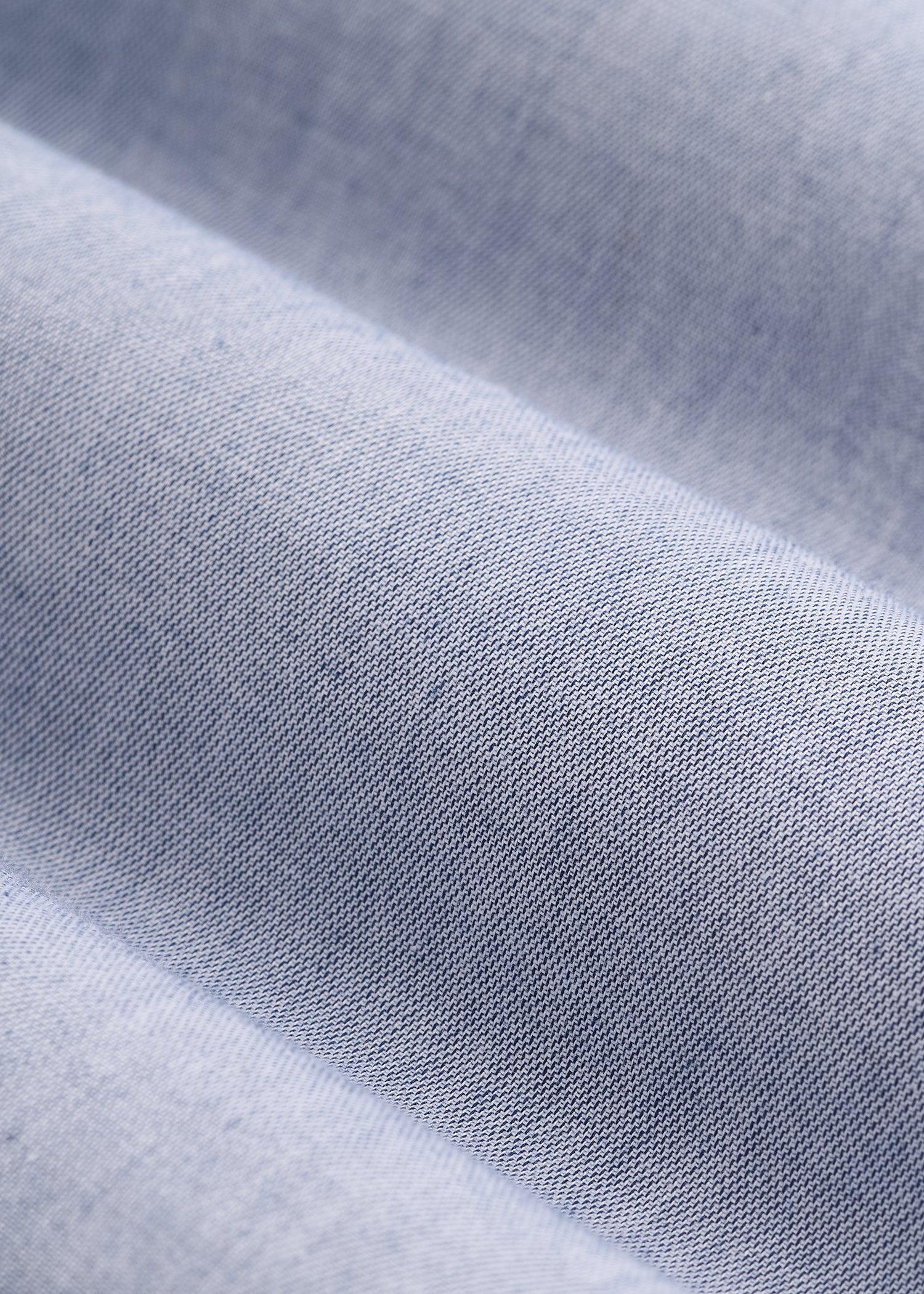 Oskar Button-Up Dress Shirt for Tall Men in Navy Micro Texture Male Product Image