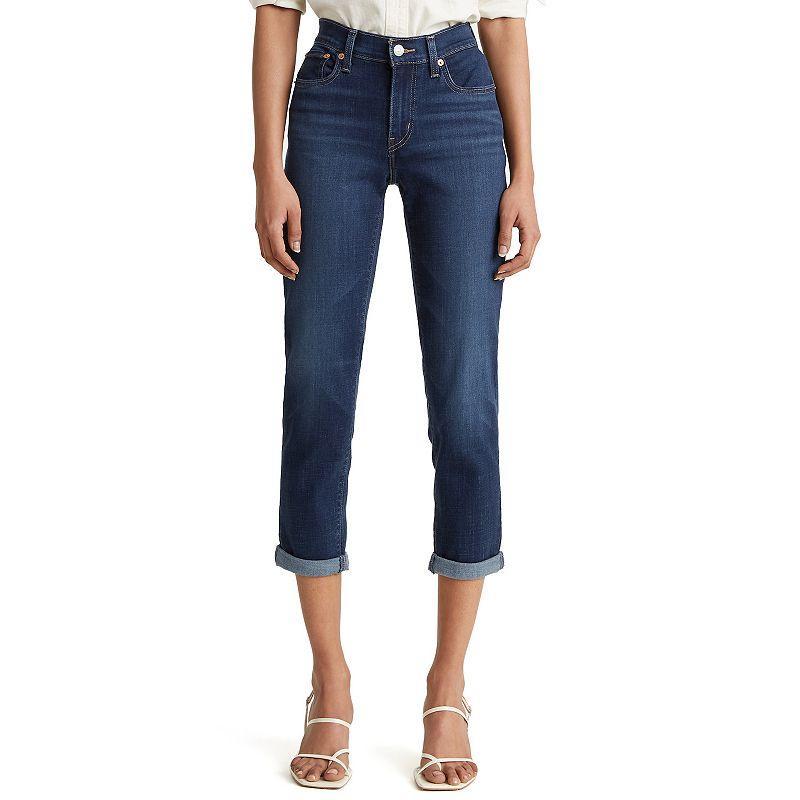 Womens Levis Boyfriend Jeans Blue Layer Product Image