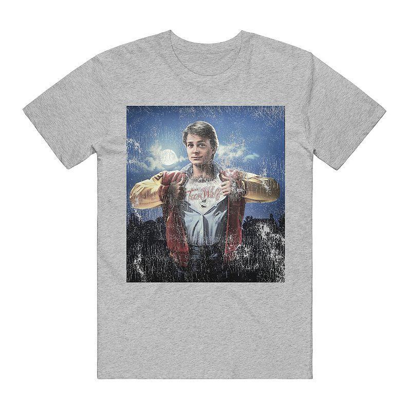 Men's Teen Wolf Graphic Tee, Size: Large, Blue Product Image