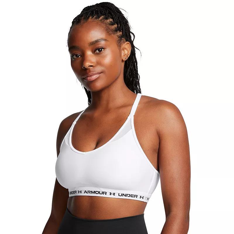 Women's Under Armour Crossback Low-Impact Sports Bra, Size: XXL, Rebel Pink Product Image