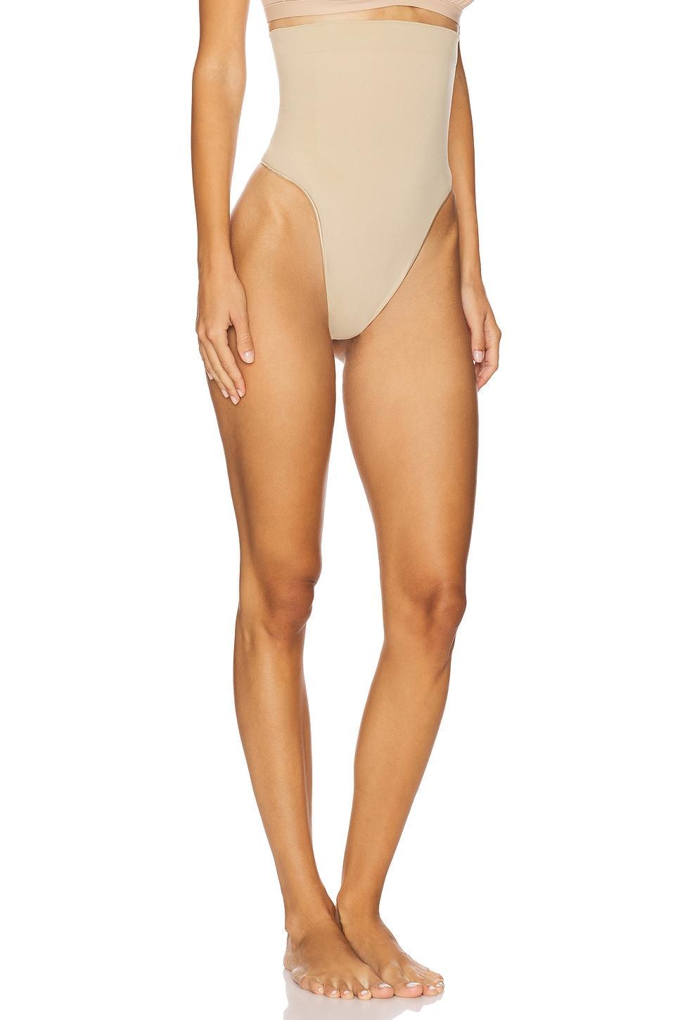 Seamless Sculpt High Waist Thong SKIMS Product Image
