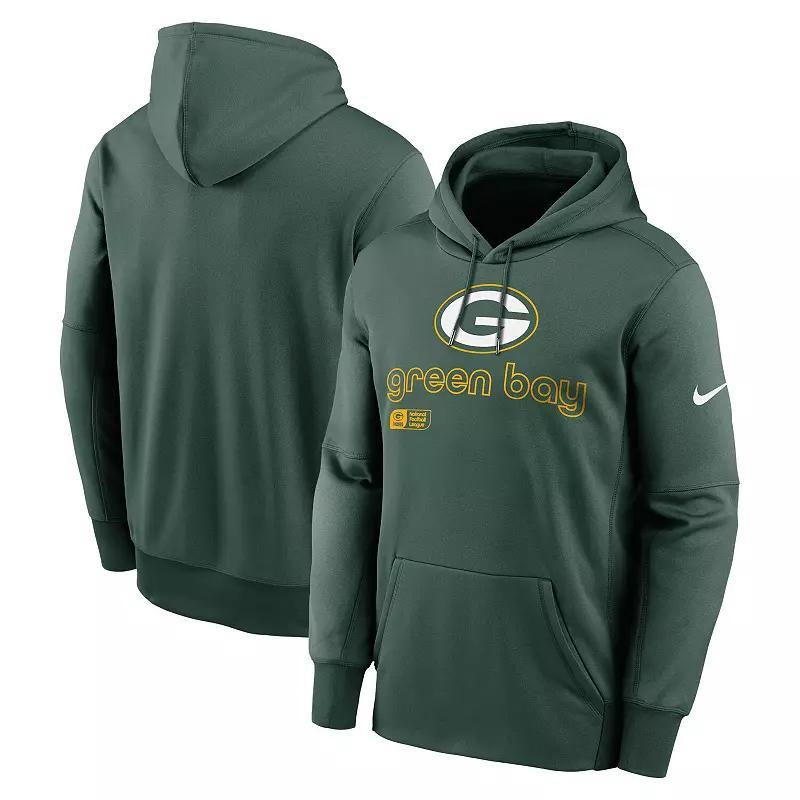 Men's Nike Green Green Bay Packers Performance Pullover Hoodie, Size: XL Product Image