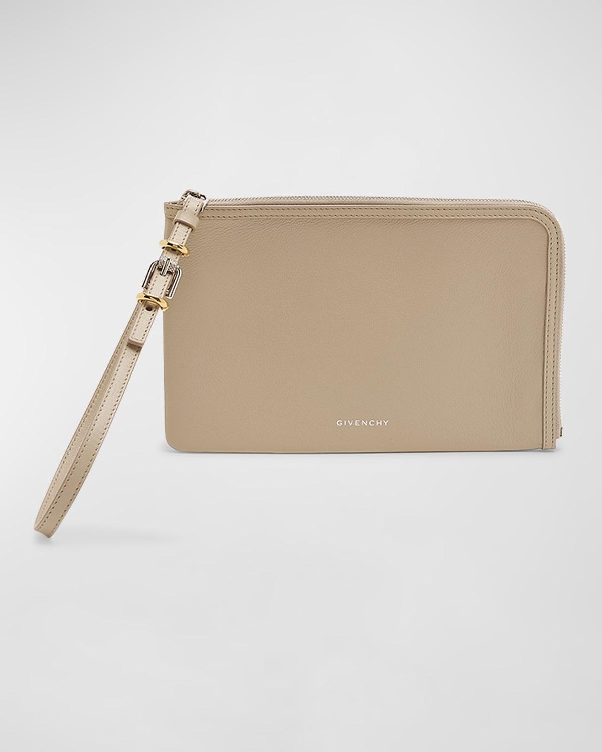 Womens Voyou Pouch in Leather Product Image