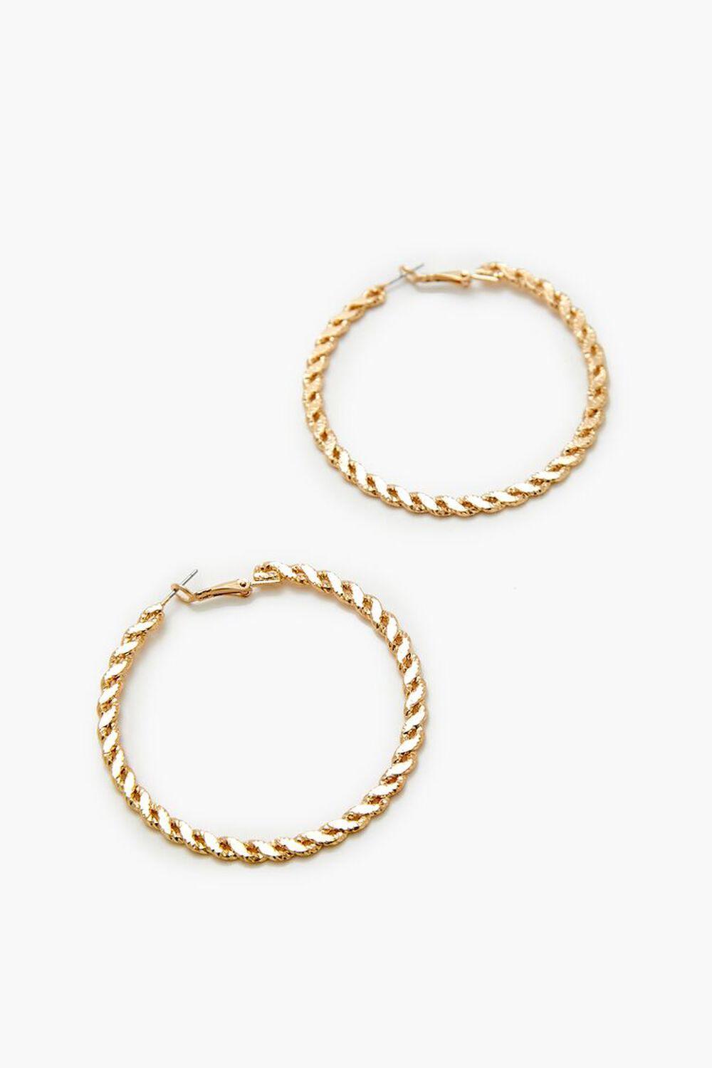 Twisted Hoop Earrings | Forever 21 Product Image