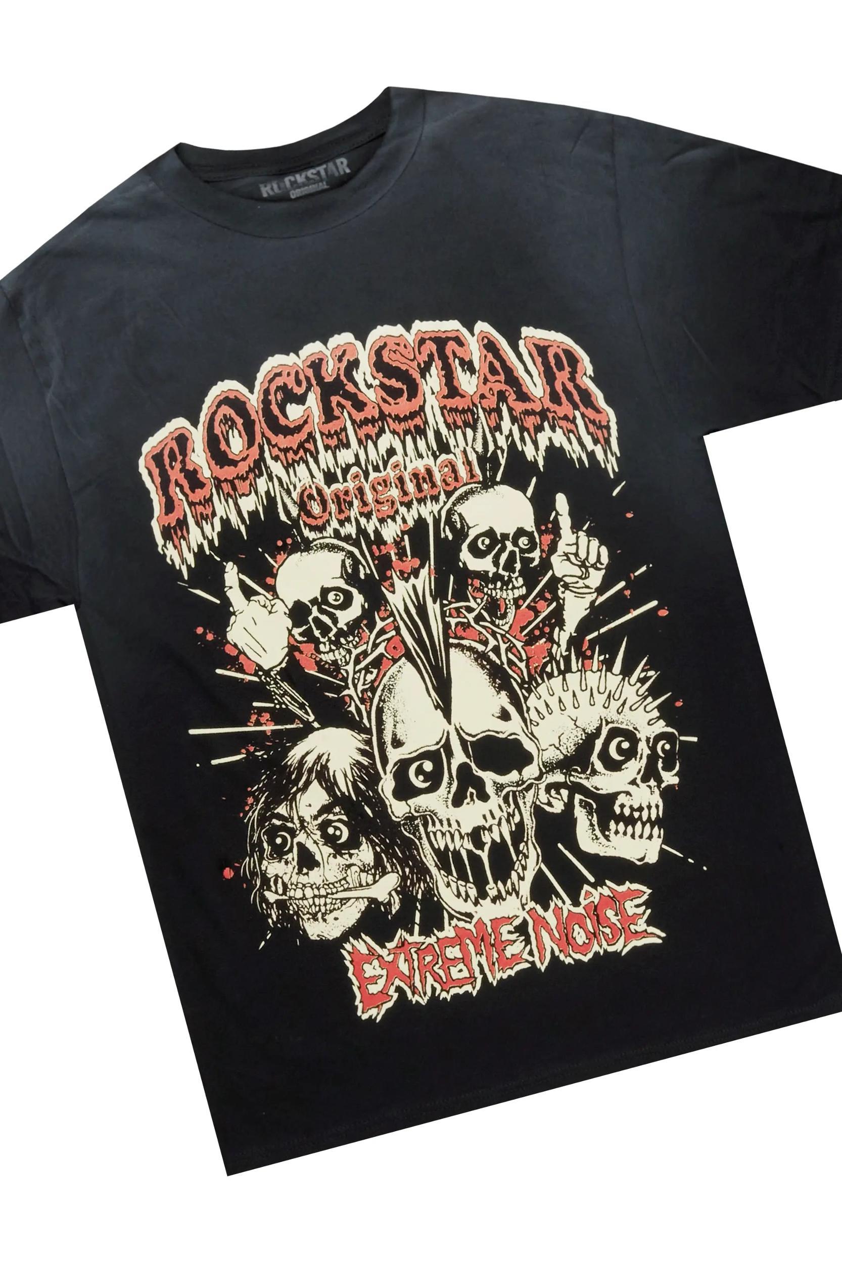 Tabor Black T-Shirt/Stacked Flare Track Set Male Product Image