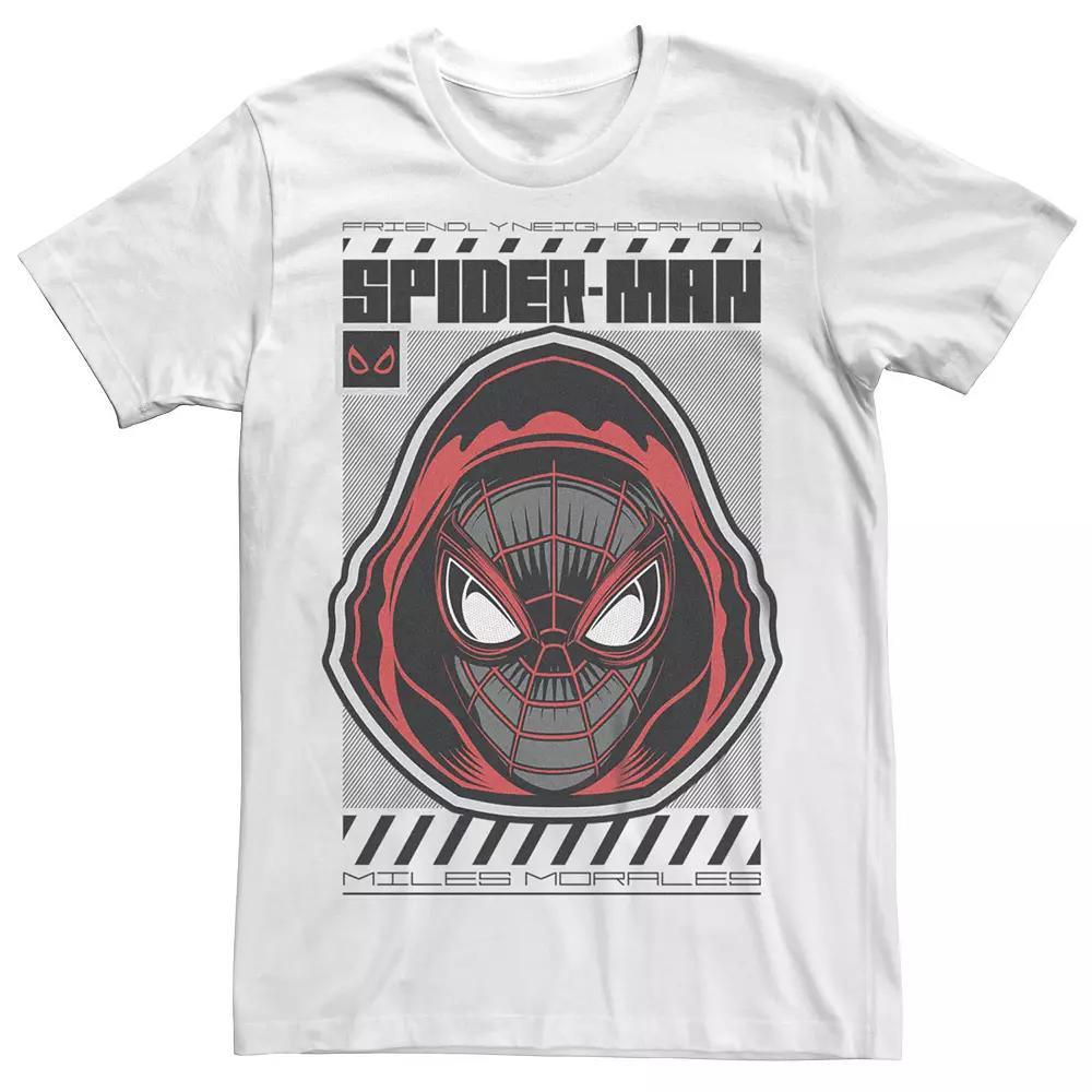 Men's Marvel Retro Comics Ultimate Spider-Man Graphic Hoodie Mask Graphic Tee,  Product Image