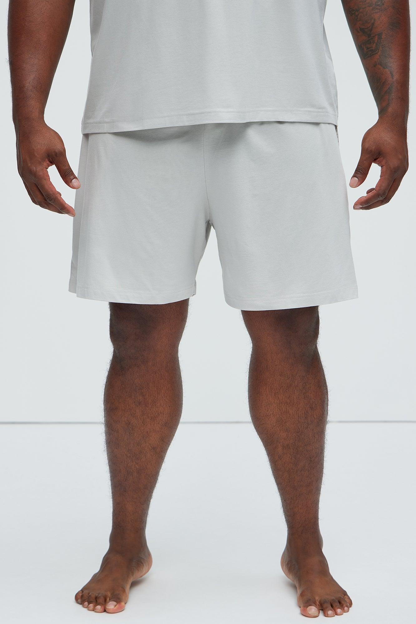 Essential Modal Lounge Shorts - Grey Product Image