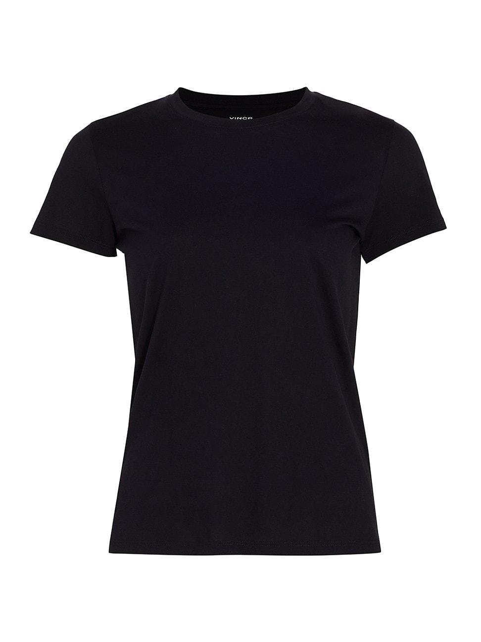 Womens Cotton Crewneck T-Shirt Product Image