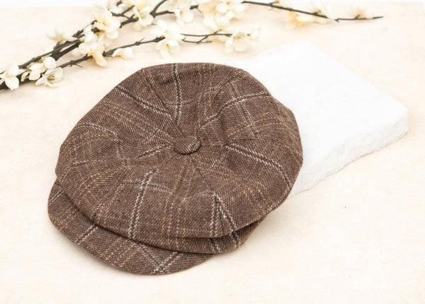 Plaid Newsboy Caps Product Image