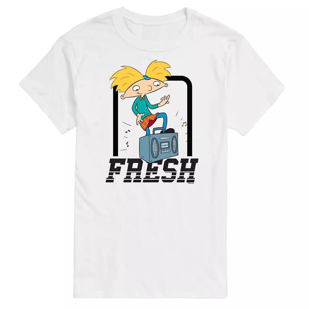 Big & Tall Hey Arnold! "Fresh" Boombox Graphic Tee, Men's,  Product Image
