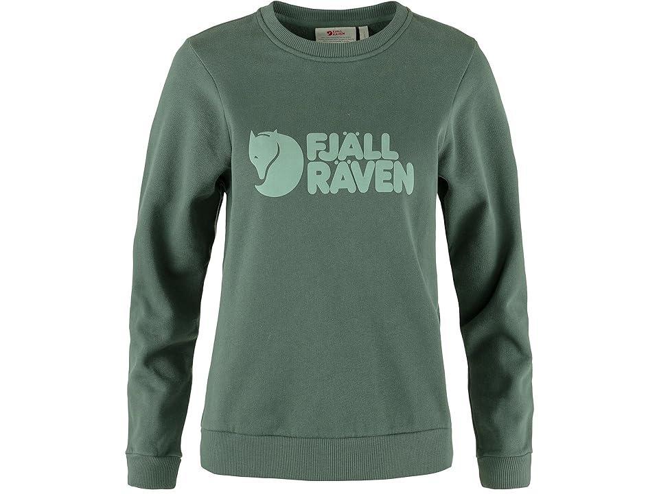 Fjallraven Fjallraven Logo Sweater (Grey/Melange) Women's Clothing Product Image