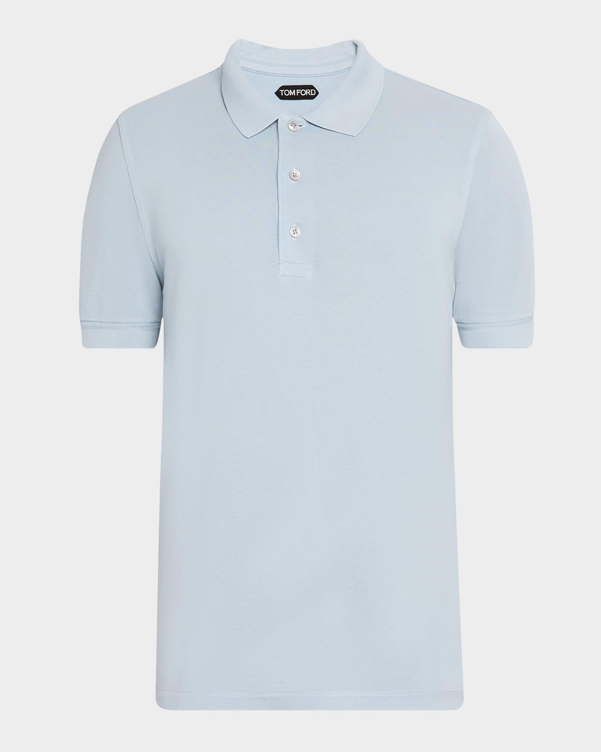 Mens Lyocell Pique Polo Shirt Product Image