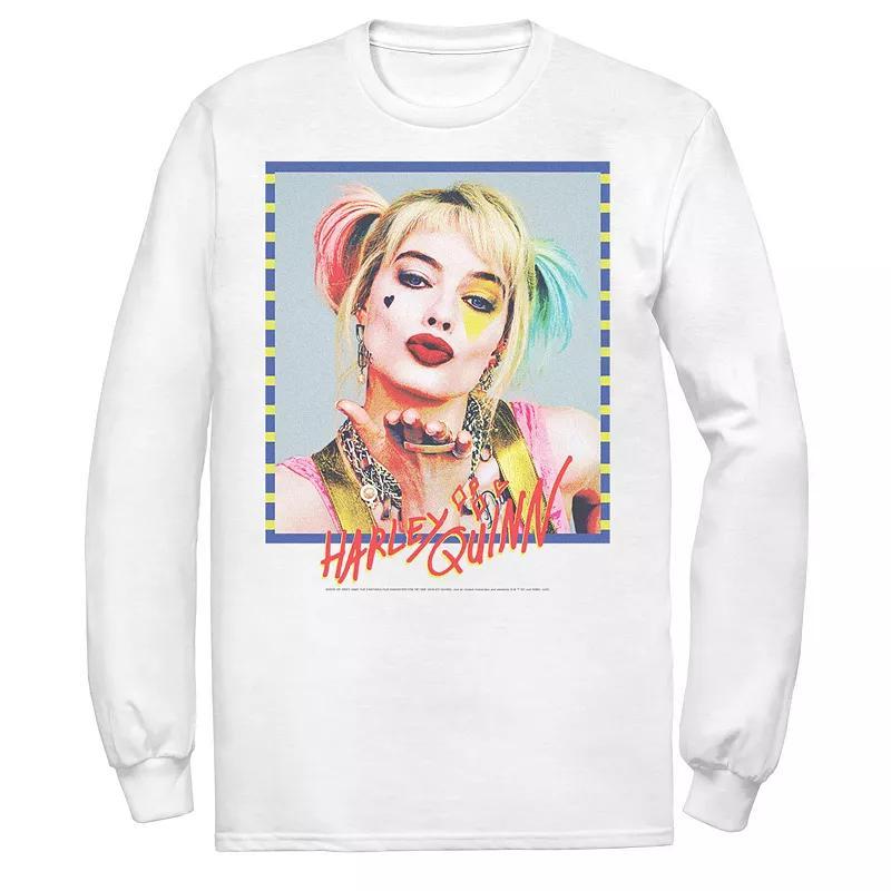 Mens DC Comics Birds Of Prey Harley Quinn Headshot Poster Tee Product Image