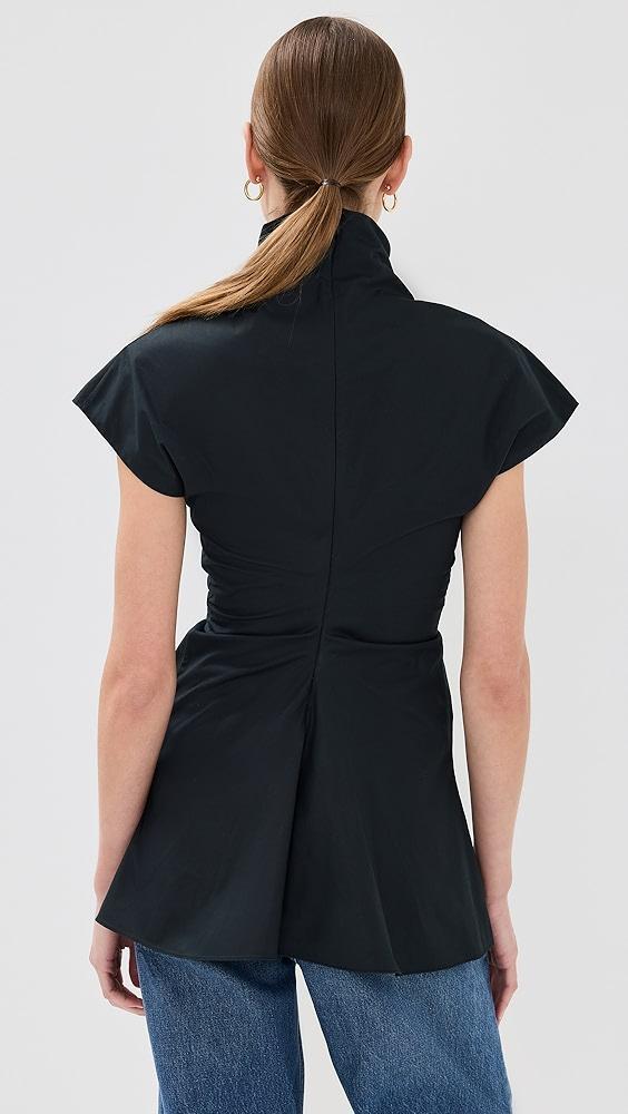 Rosetta Getty Funnel Neck Torqued Top | Shopbop Product Image