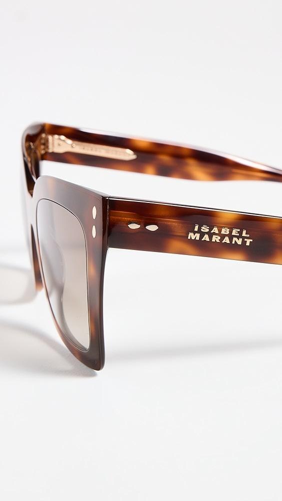 Isabel Marant Oversized Cat Eye Sunglasses | Shopbop Product Image