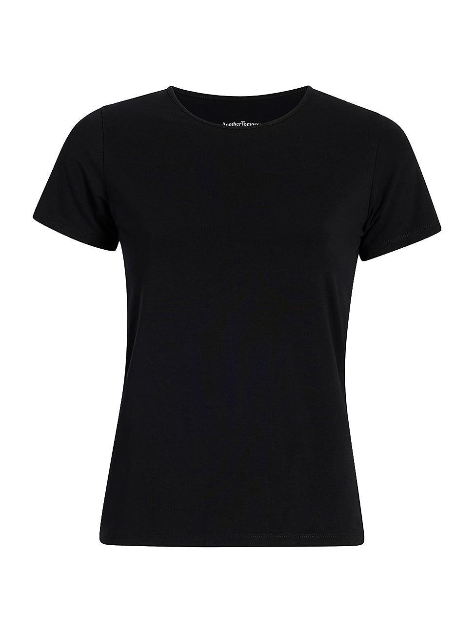 Womens Fitted Crewneck T-Shirt Product Image