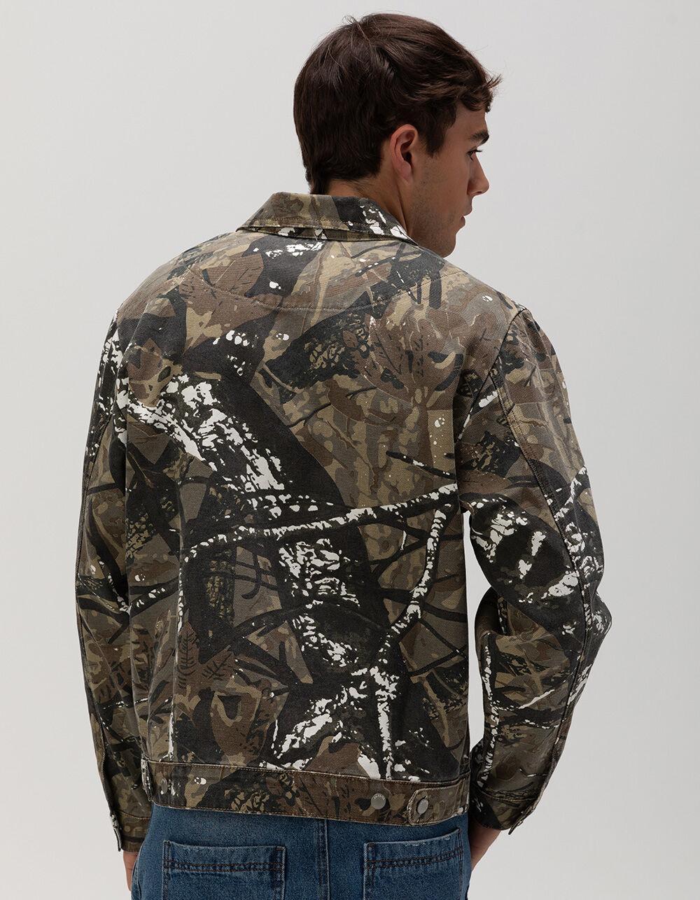 RSQ Mens Camo Canvas Workwear Jacket - CAMO Product Image