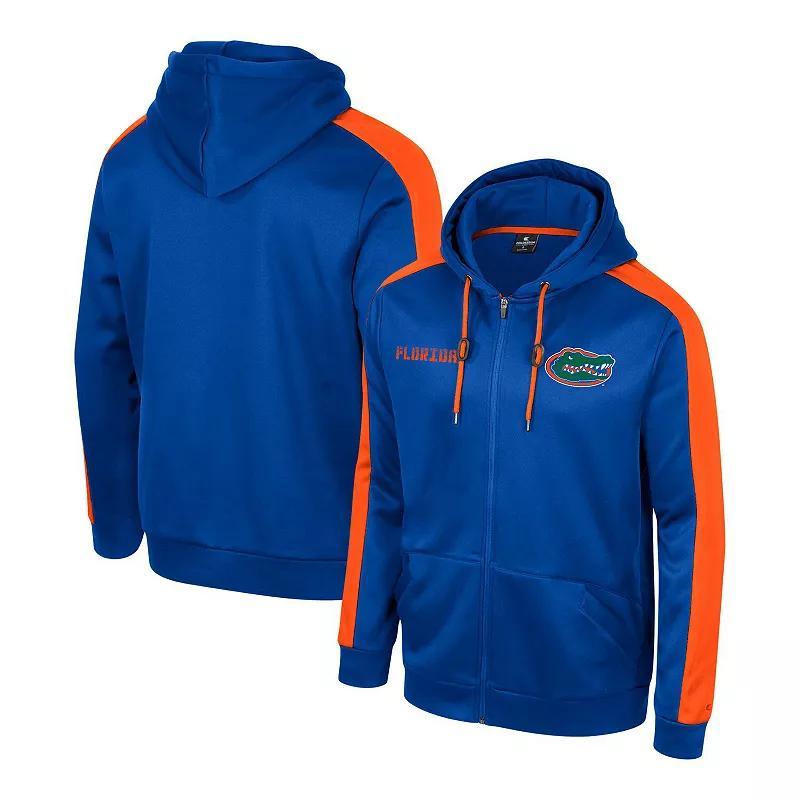 Mens Colosseum Royal Florida Gators Reese Full-Zip Hoodie Product Image