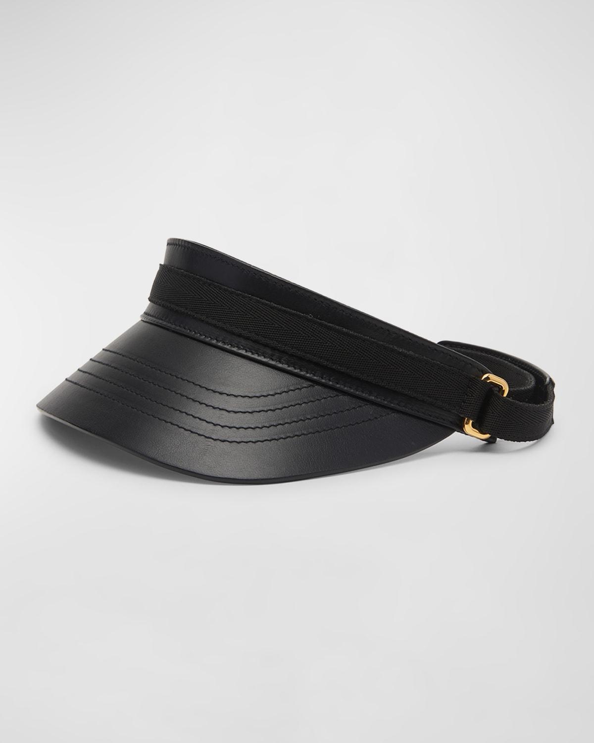 Soft Lux Leather Visor  Product Image