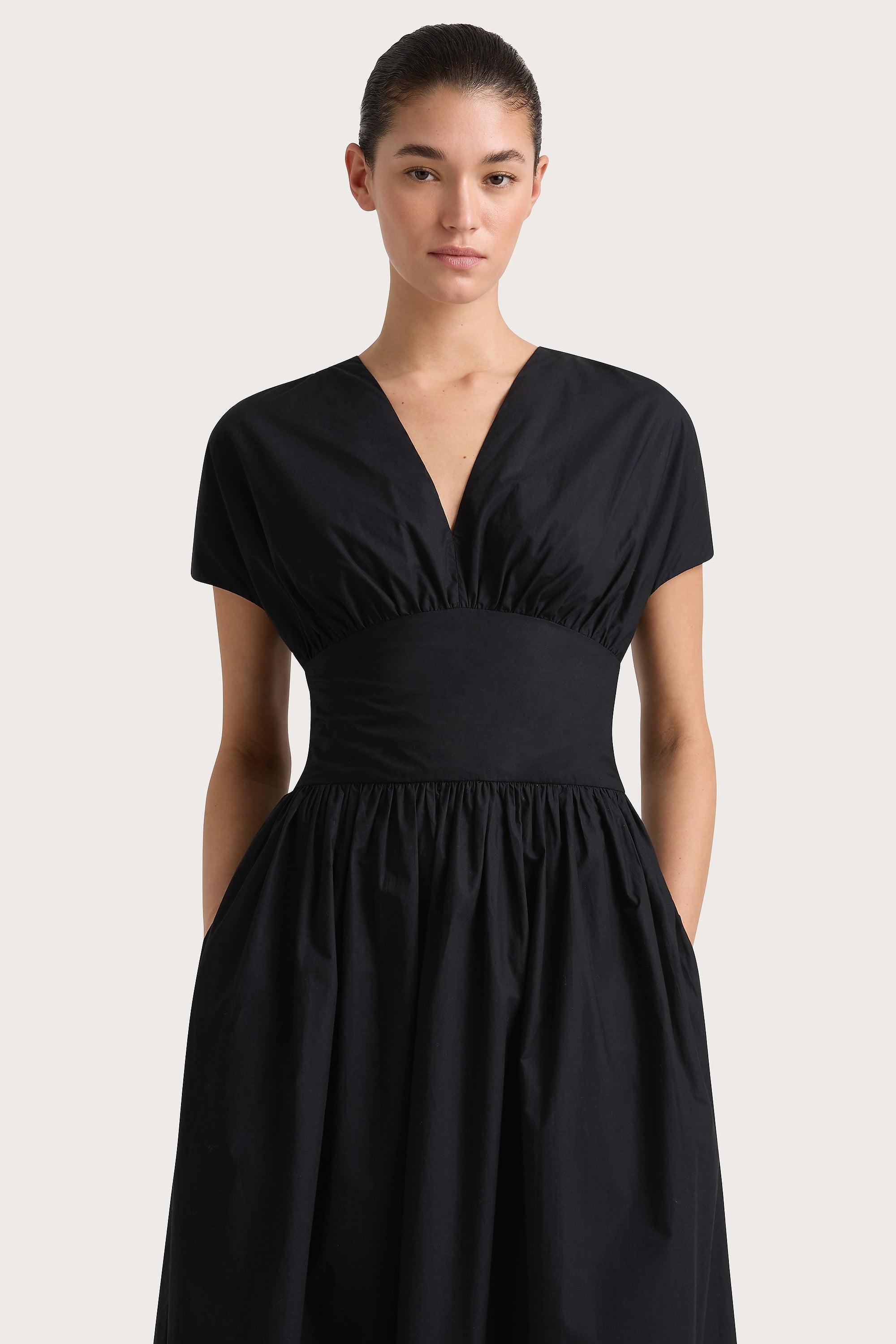 Auve Midi Dress Black Product Image