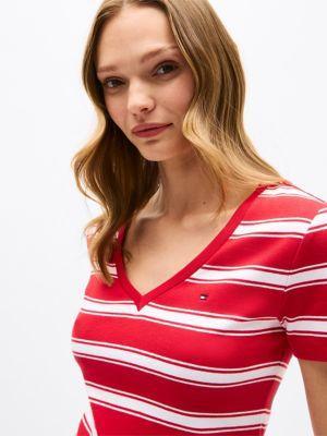 V-Neck Stripe Favorite T-Shirt Product Image