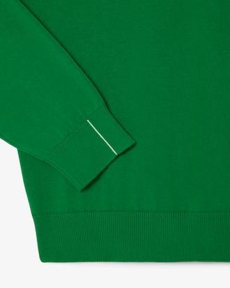 Monochrome Crew Neck Cotton Sweater Product Image