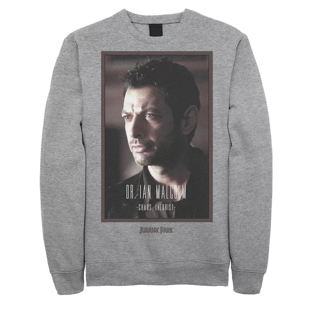 Men's Jurassic Park Dr. Ian Malcolm Chaos Theorist Pullover Sweatshirt,  Product Image