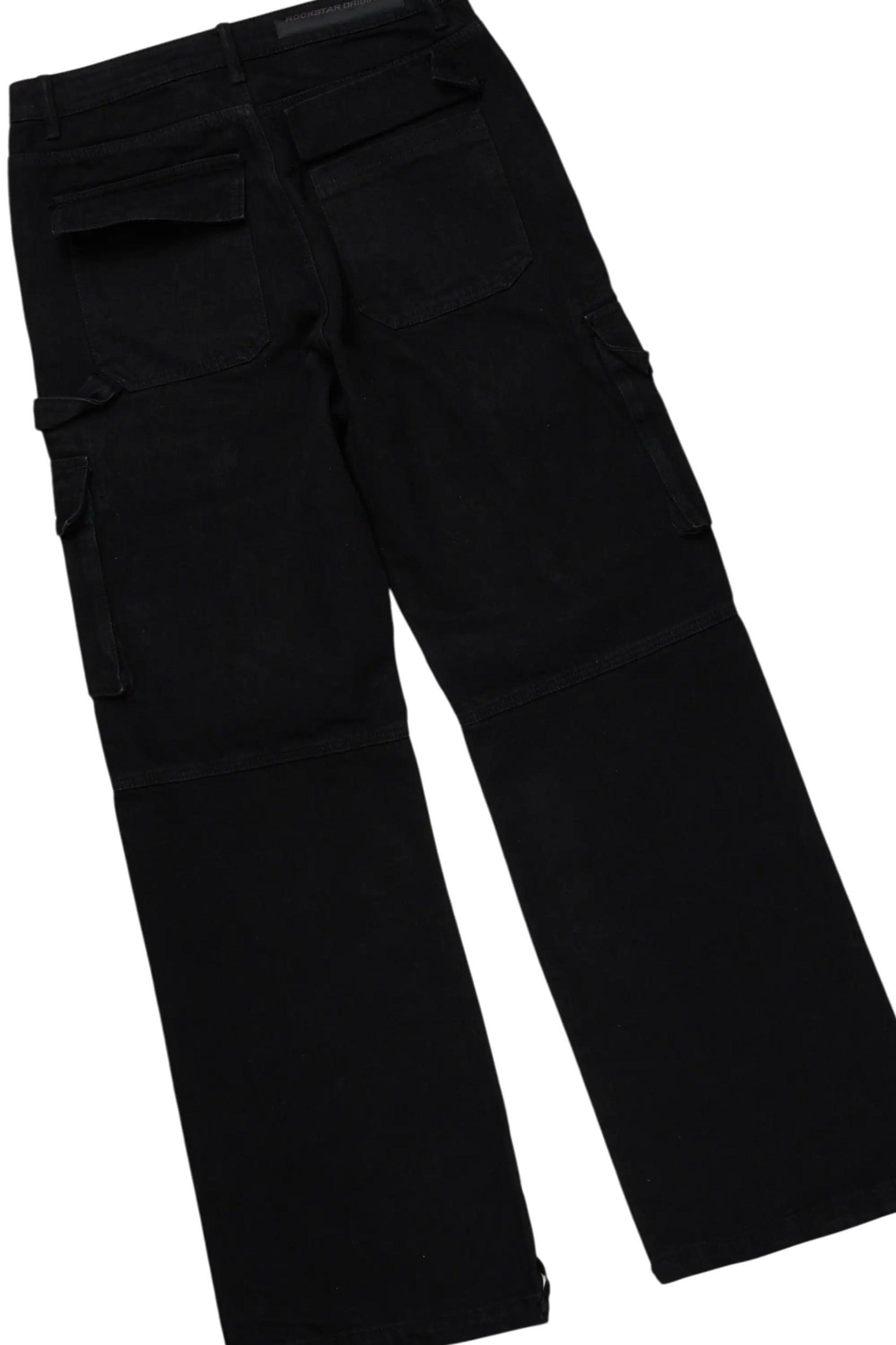 Akando Black T-Shirt & Baha Baggy Jean Bundle Male Product Image