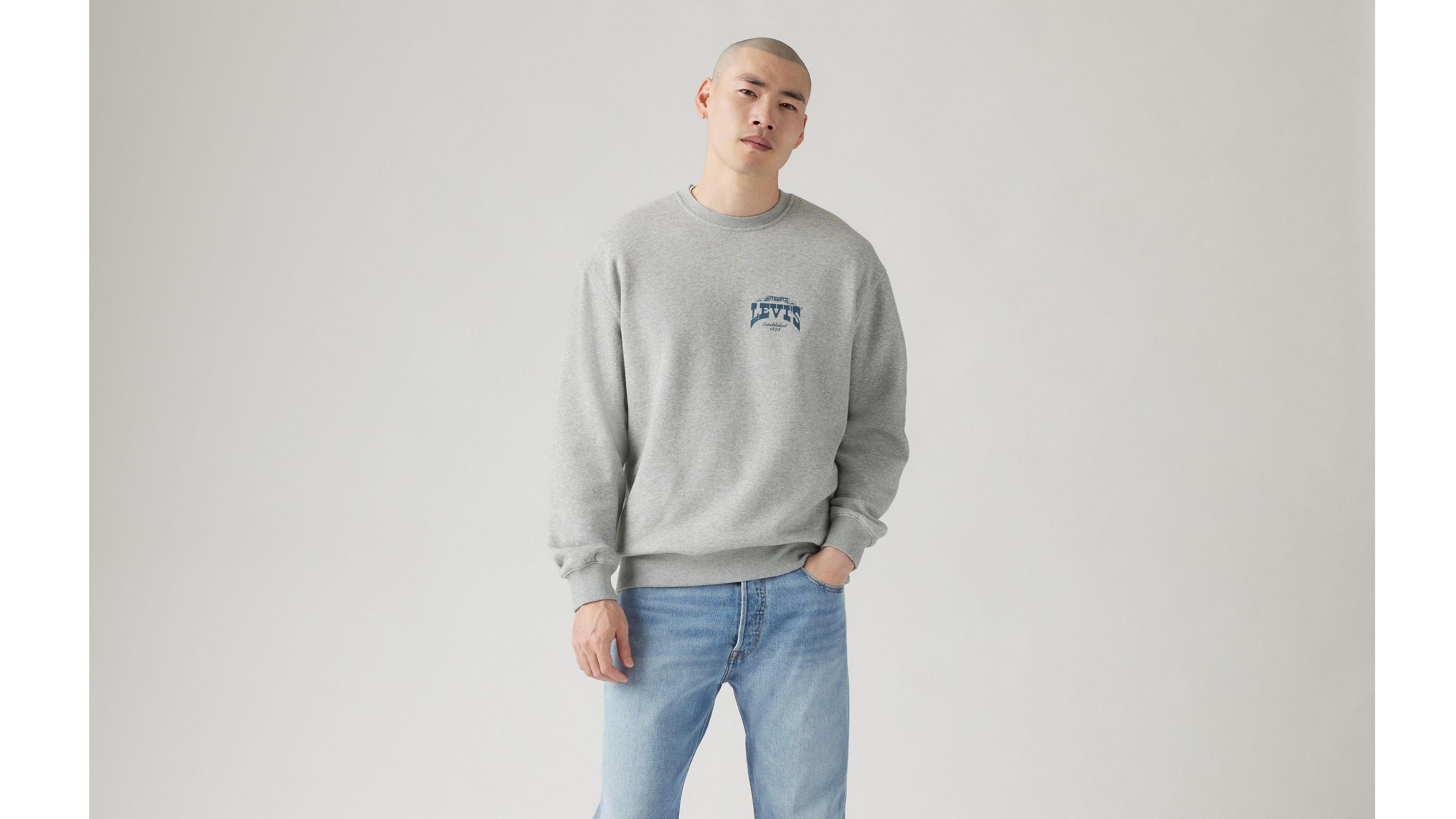 Relaxed Graphic Crewneck Sweatshirt Product Image