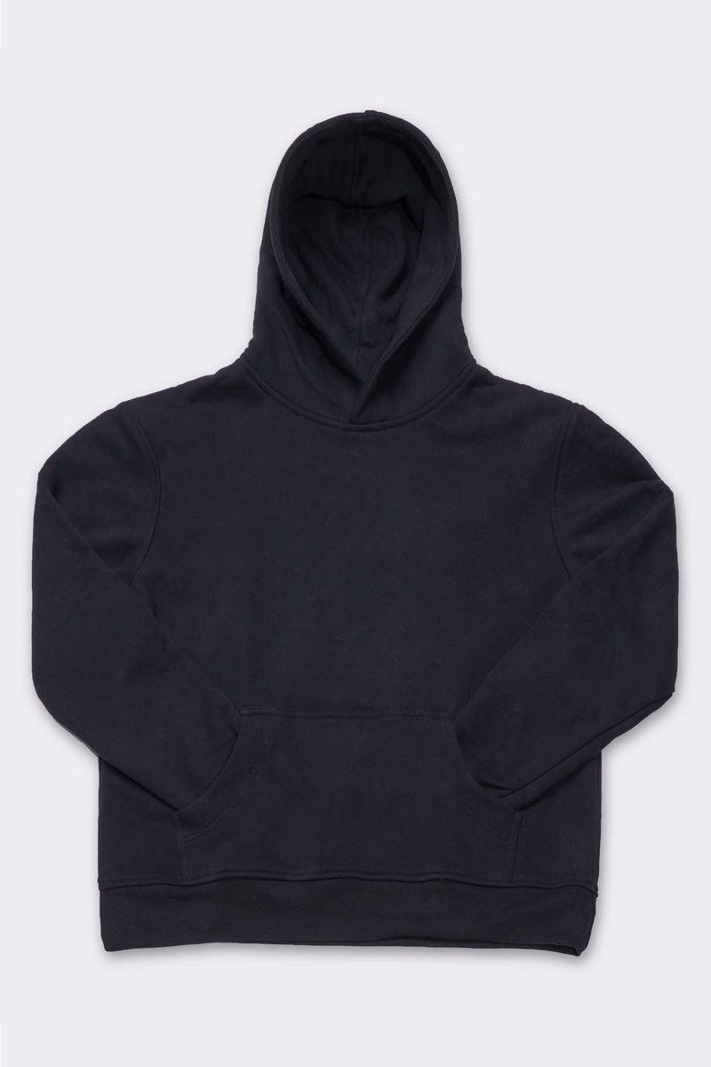 Men's Organic Hoodie Sweatshirt in Black Product Image