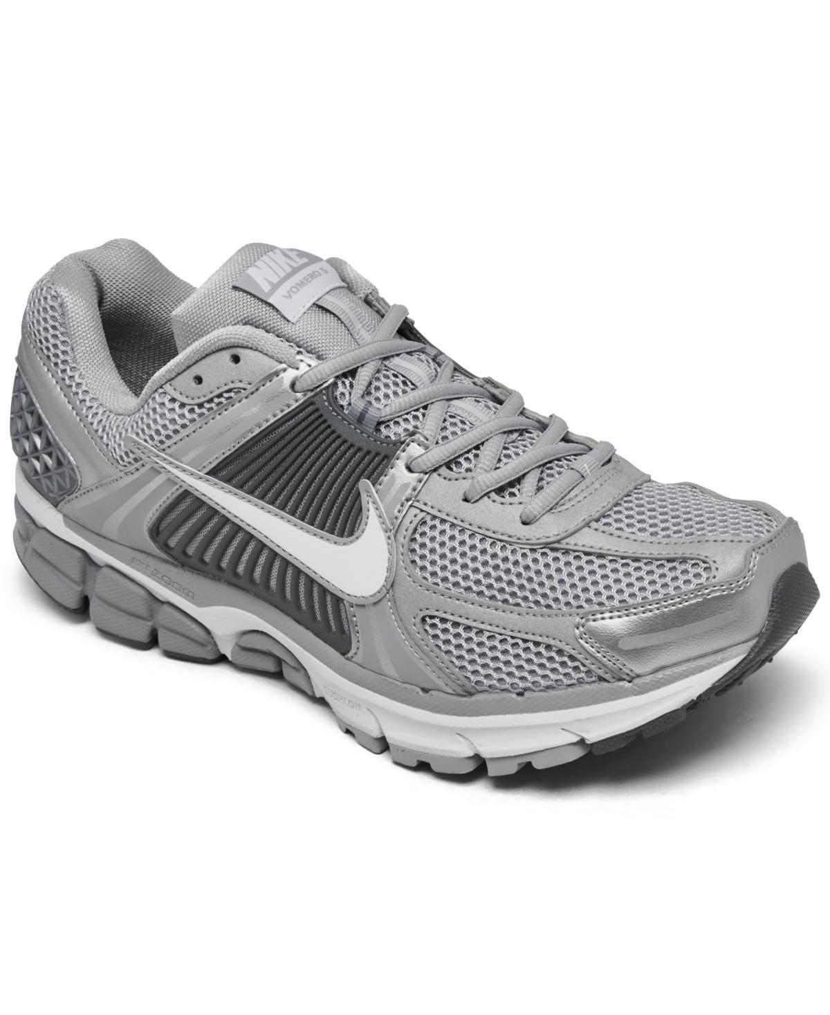 NIKE Men's Zoom Vomero 5 Casual Sneakers From Finish Line In Gray,white Product Image