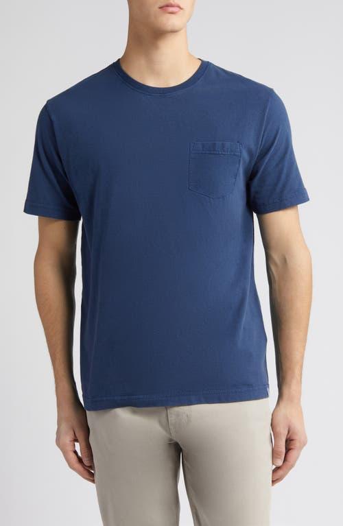 Peter Millar Mens Lava Wash Pocket Tee | Color: Navy | Size: XXL Product Image