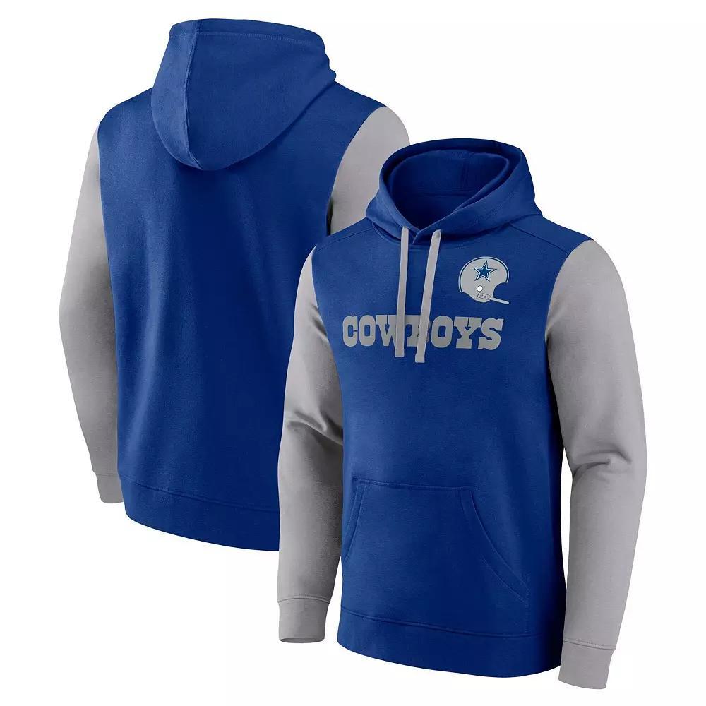 Men's Fanatics Royal Dallas Cowboys Fleece Pullover Hoodie,  Product Image