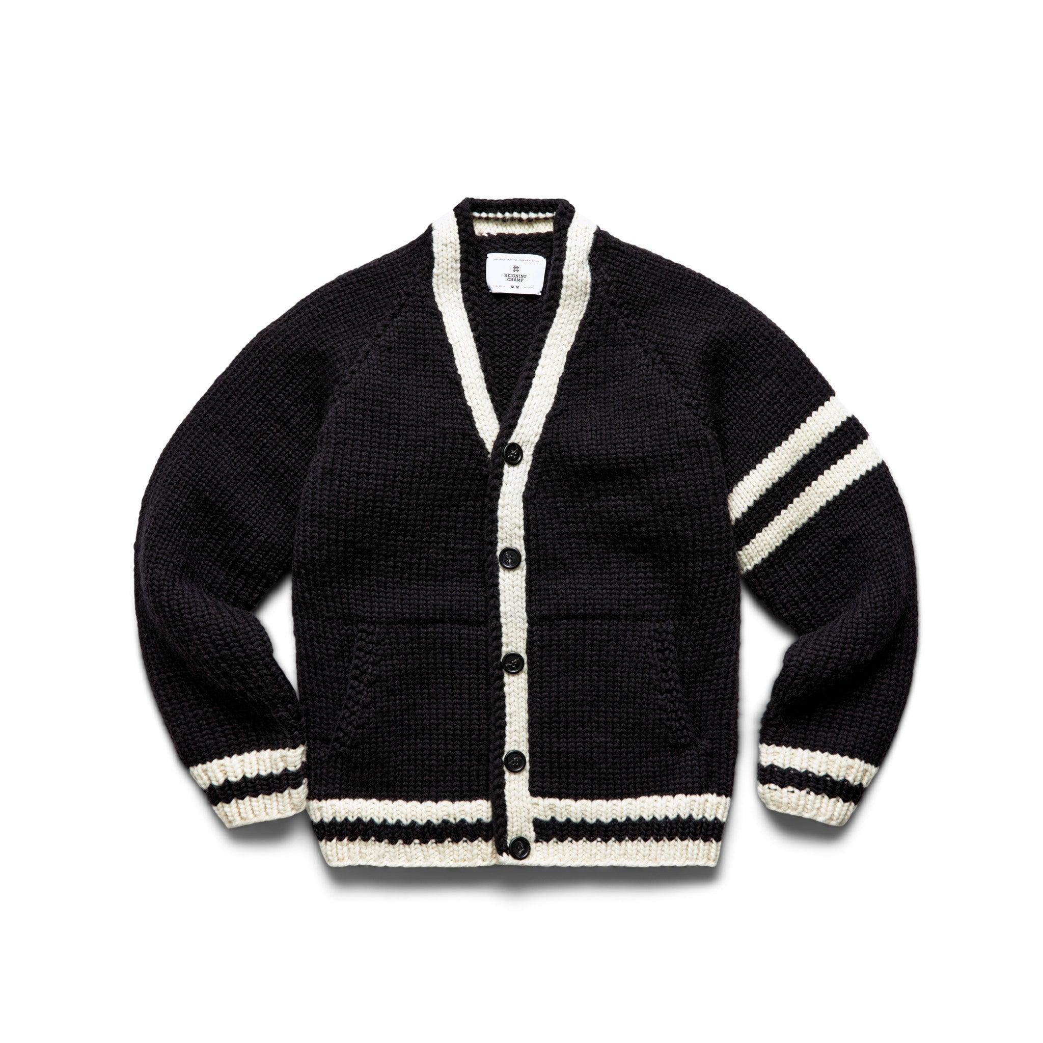 Handknit Collegiate Sweater Male Product Image